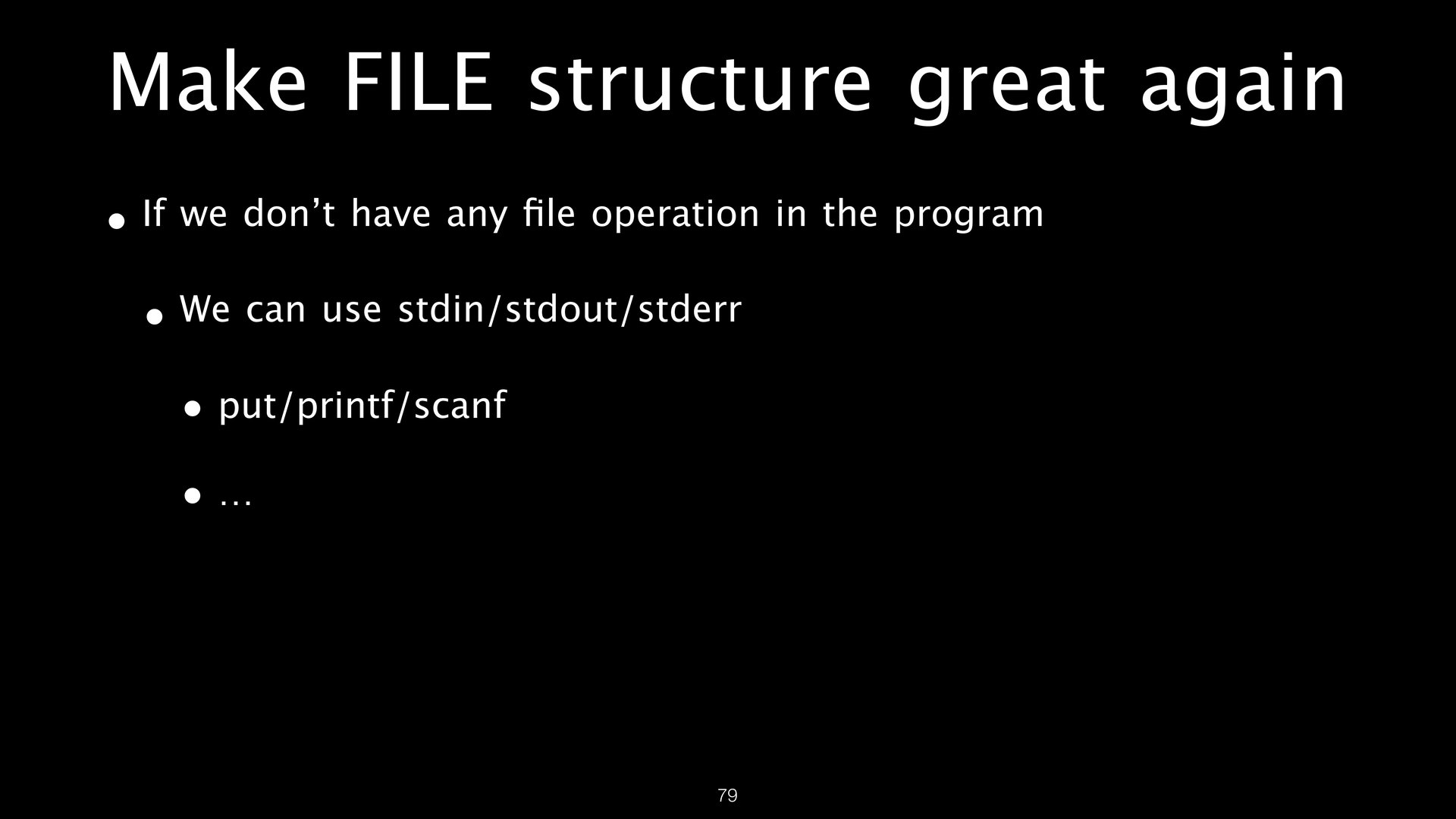 FILE Structures page 79